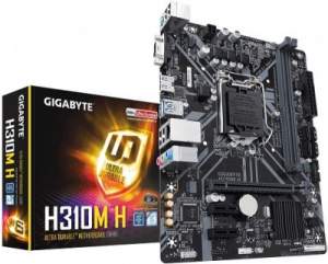 Tarjeta Madre Gaming GIGABYTE GA-H310M-H, DDR4-SDRAM, 32 GB, LGA1151